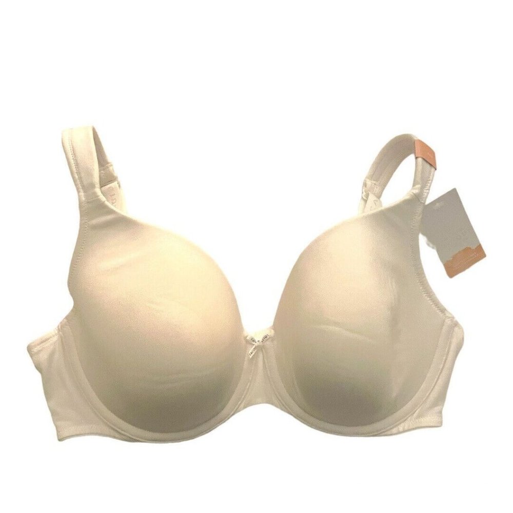 Cacique Bra T shirt Lightly Lined Cotton Blend (92/8) Lane Bryant underwire 40D